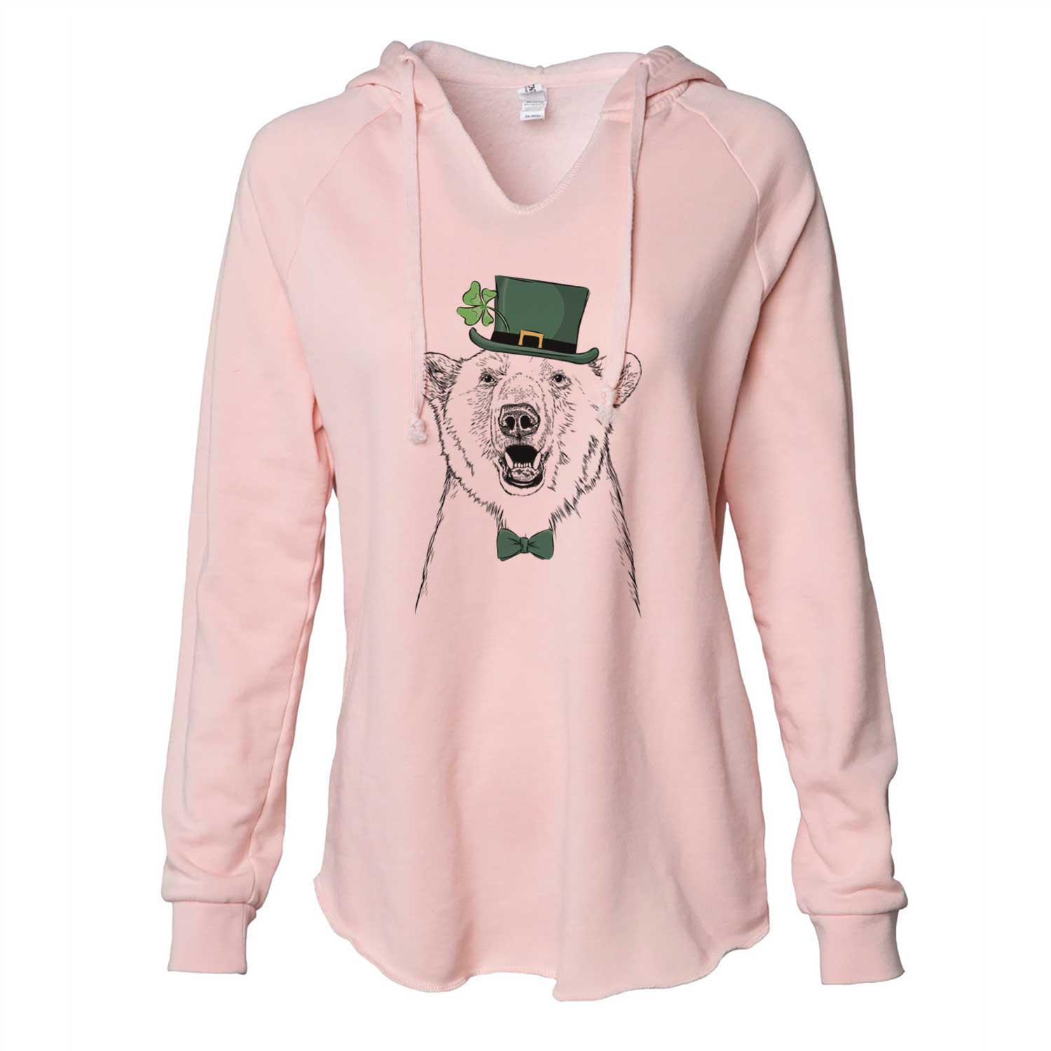 St. Patrick's Oslo the Polar Bear - Cali Wave Hooded Sweatshirt