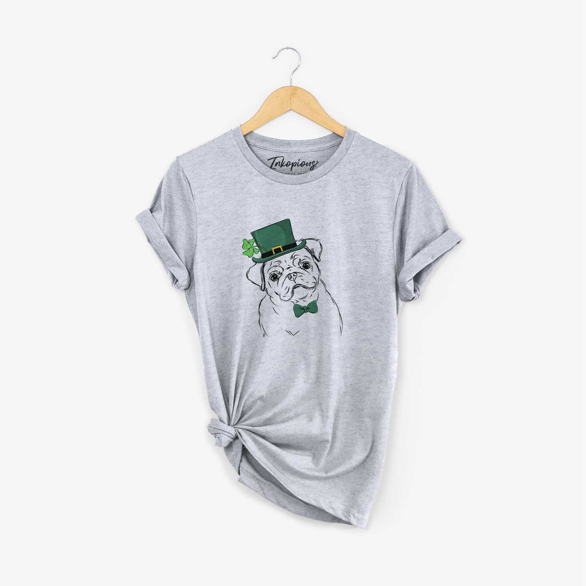 St. Patrick's Otis the Pug - Unisex Crewneck
