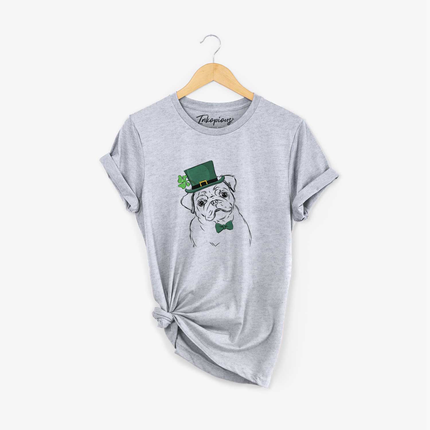 St. Patrick's Otis the Pug - Unisex Crewneck