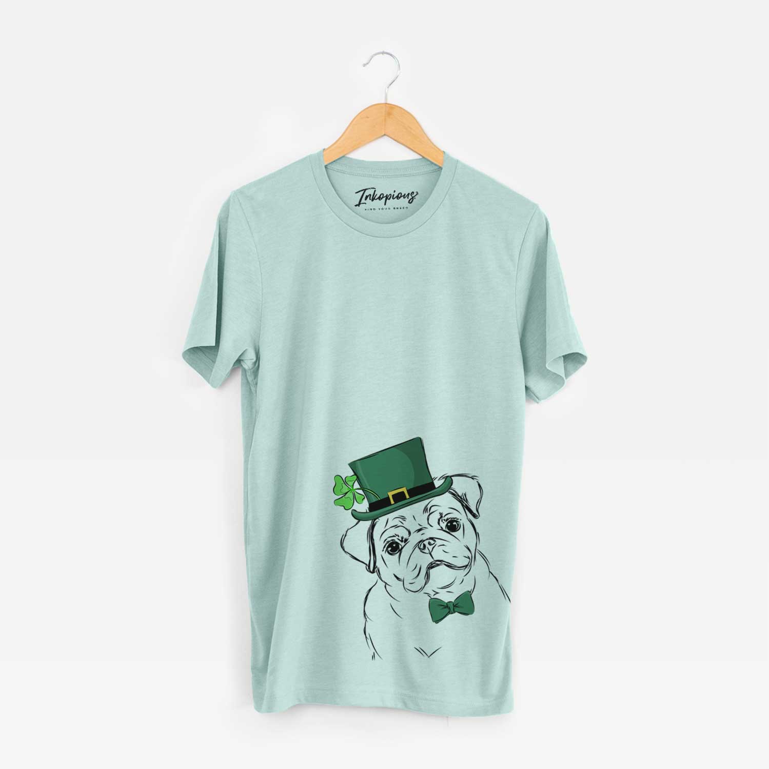 St. Patrick's Otis the Pug - Unisex Crewneck