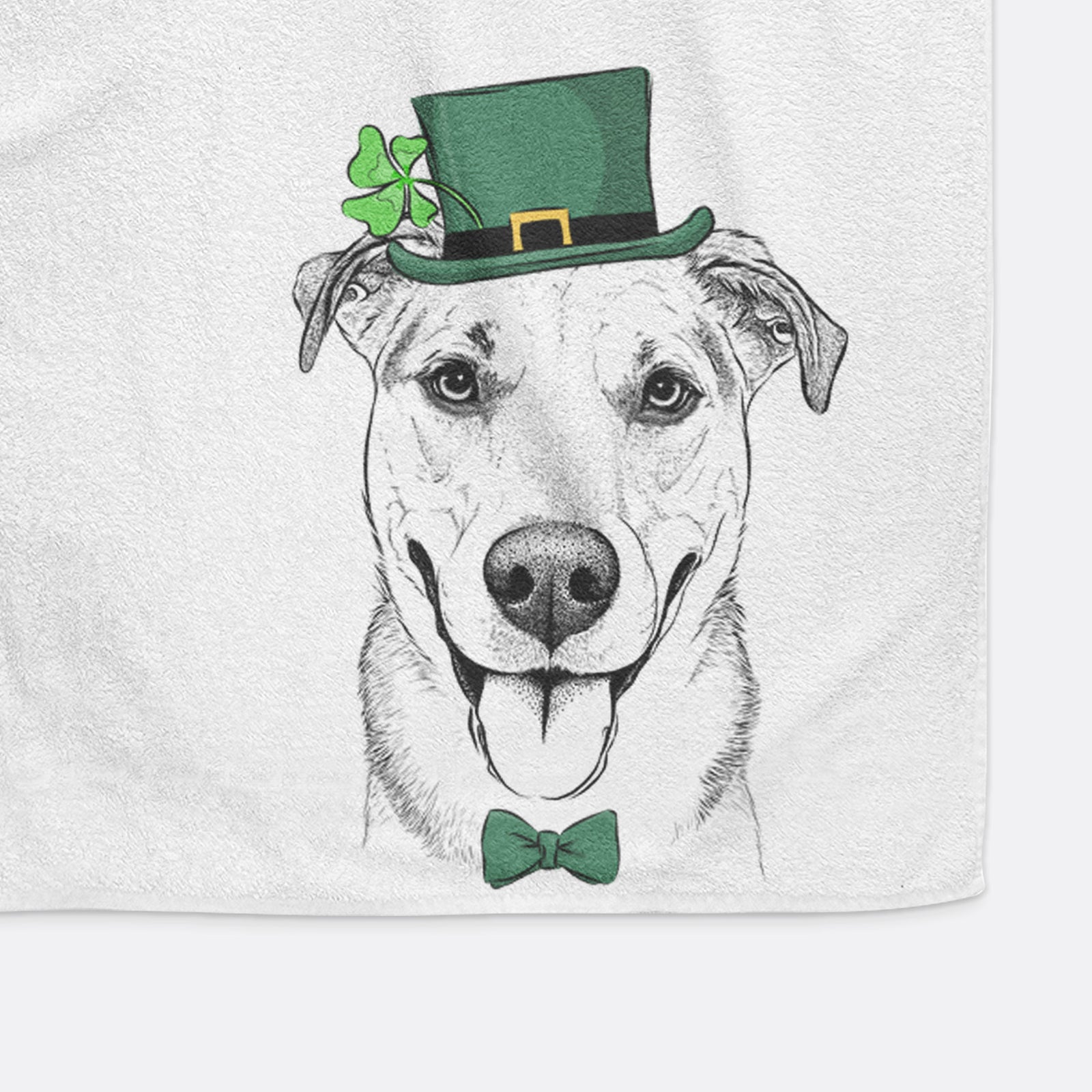 Padre the Pitbull Mix Decorative Hand Towel