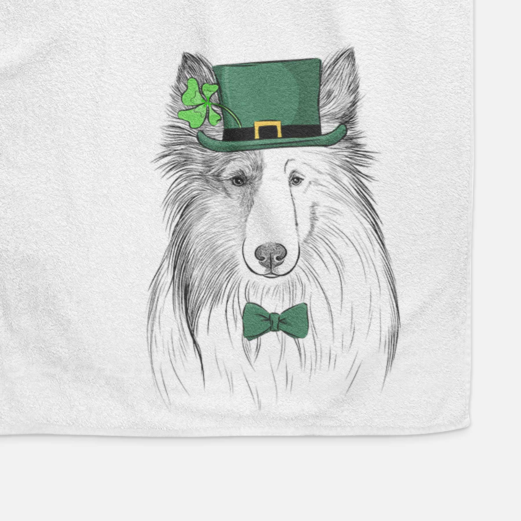 Palin the Shetland Sheepdog Decorative Hand Towel