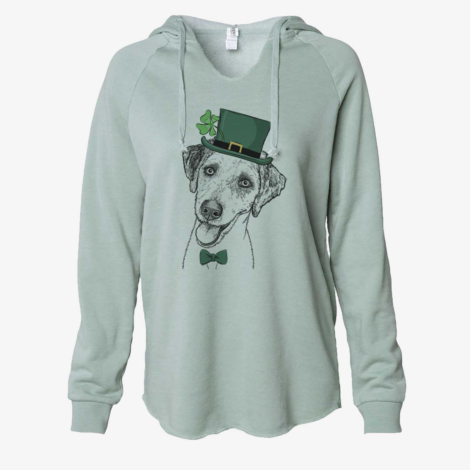 St. Patrick's Palm Palm the Aussiedoodle - Cali Wave Hooded Sweatshirt