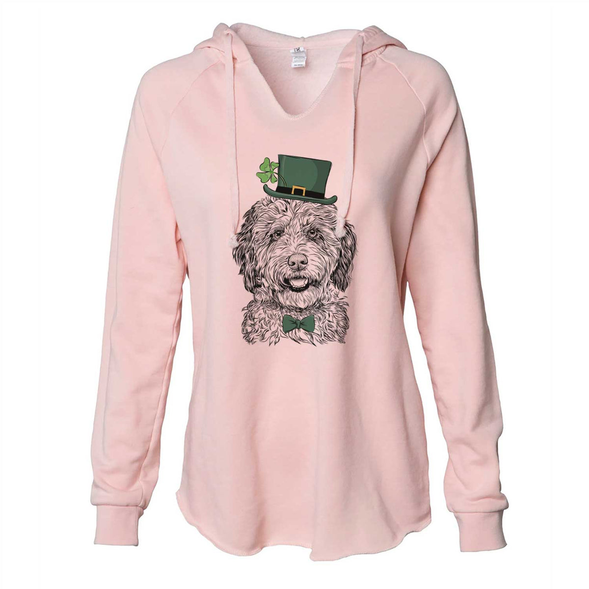 St. Patrick's Palmer the Aussiedoodle - Cali Wave Hooded Sweatshirt