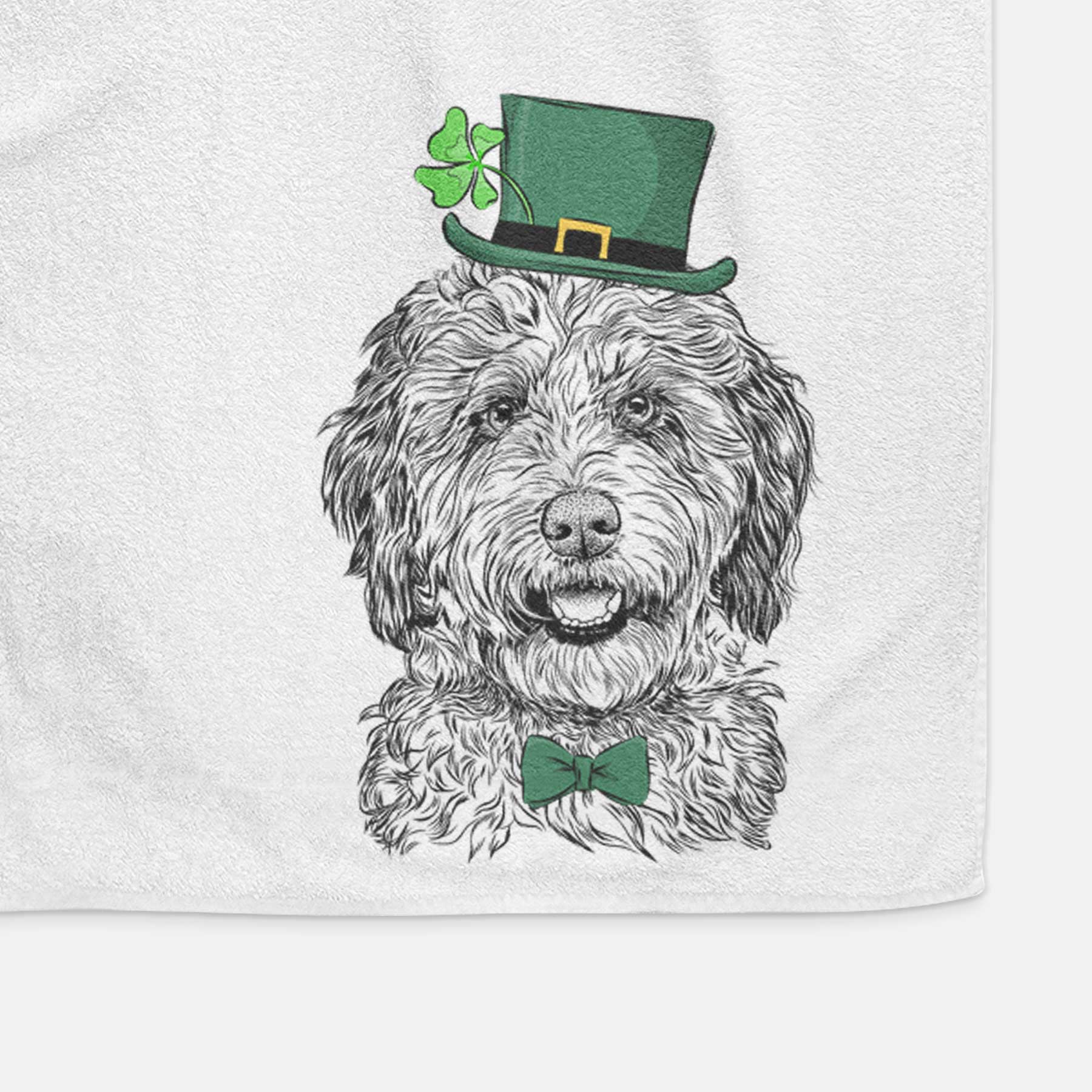 Palmer the Aussiedoodle Decorative Hand Towel