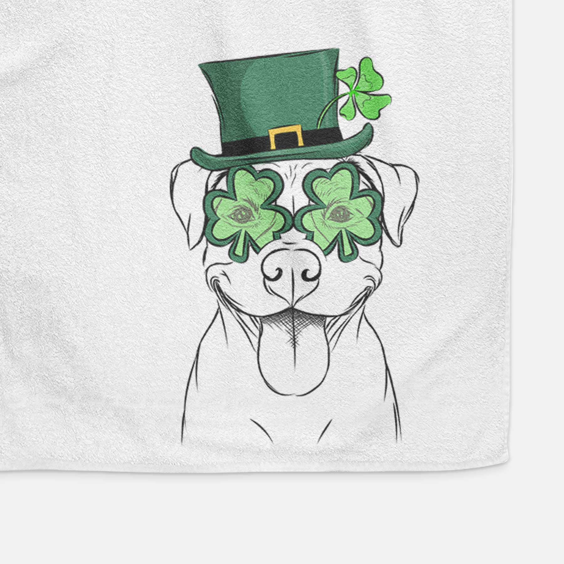 Parker the Pitbull Decorative Hand Towel