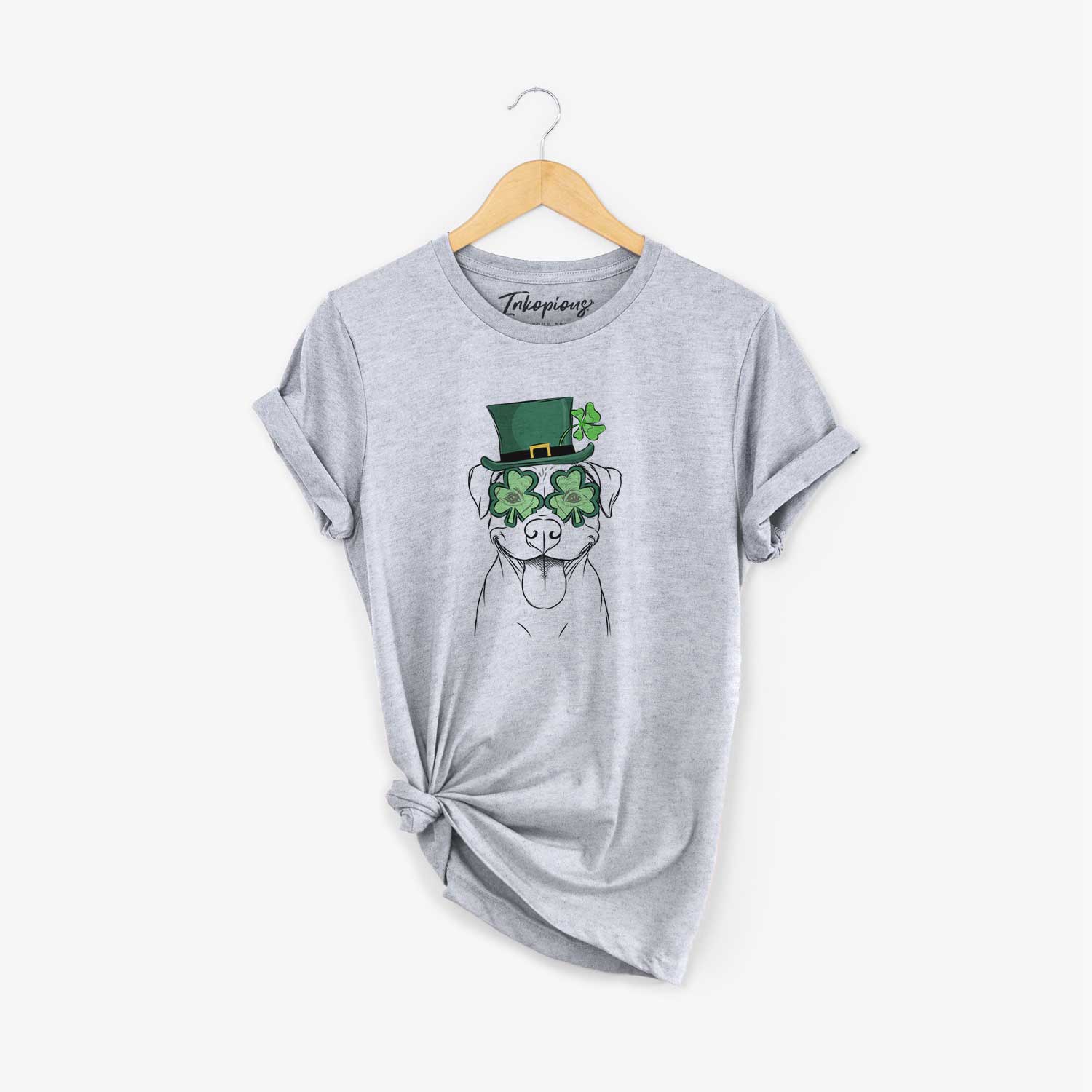 St. Patrick's Parker the Pitbull - Unisex Crewneck