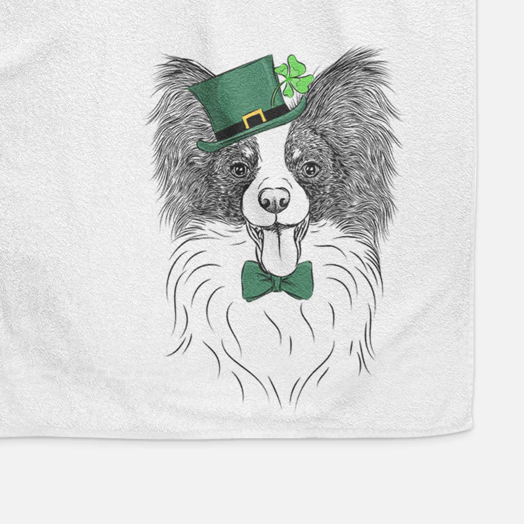 Patrick the Papillon Decorative Hand Towel