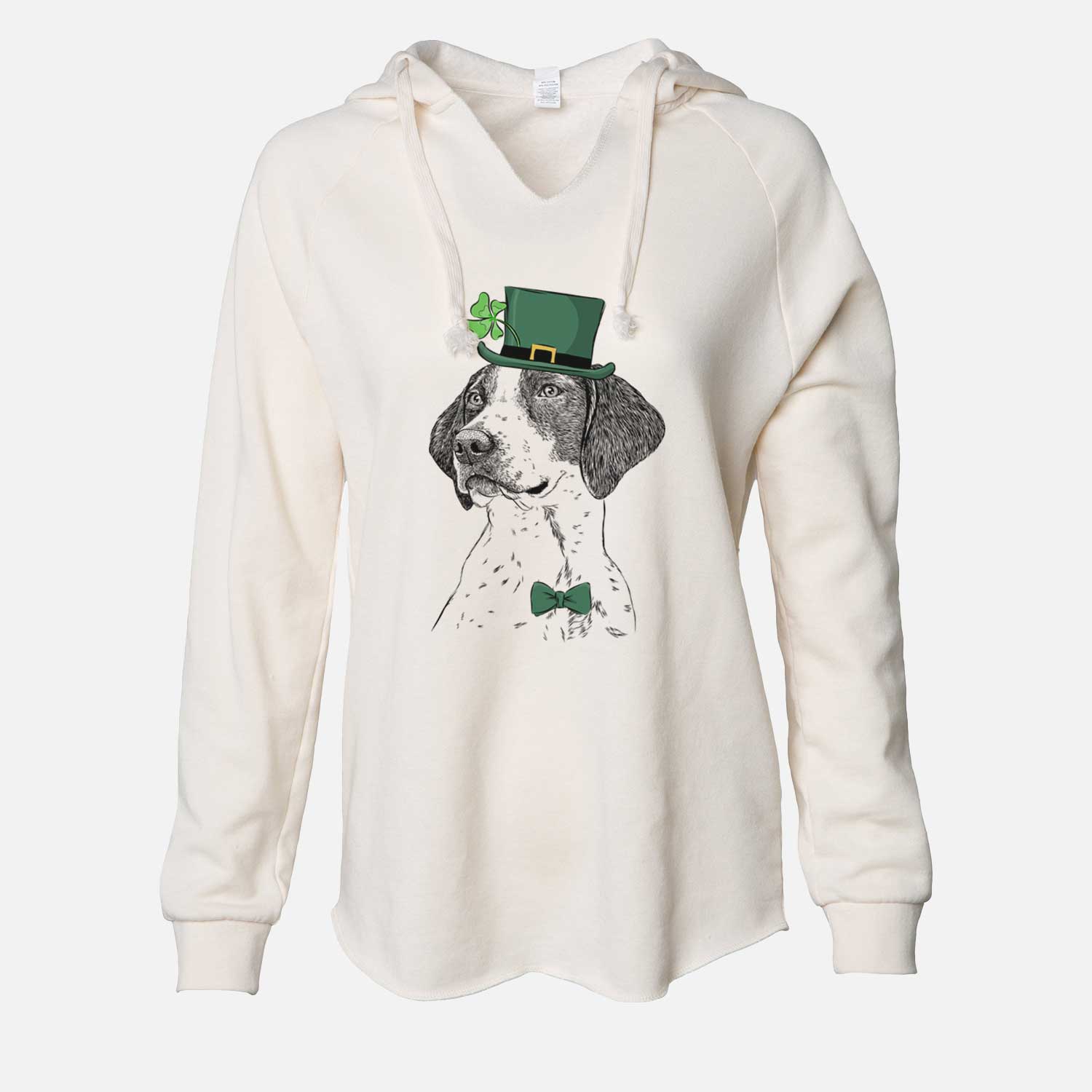 St. Patrick's Payton the Mixed Breed - Cali Wave Hooded Sweatshirt