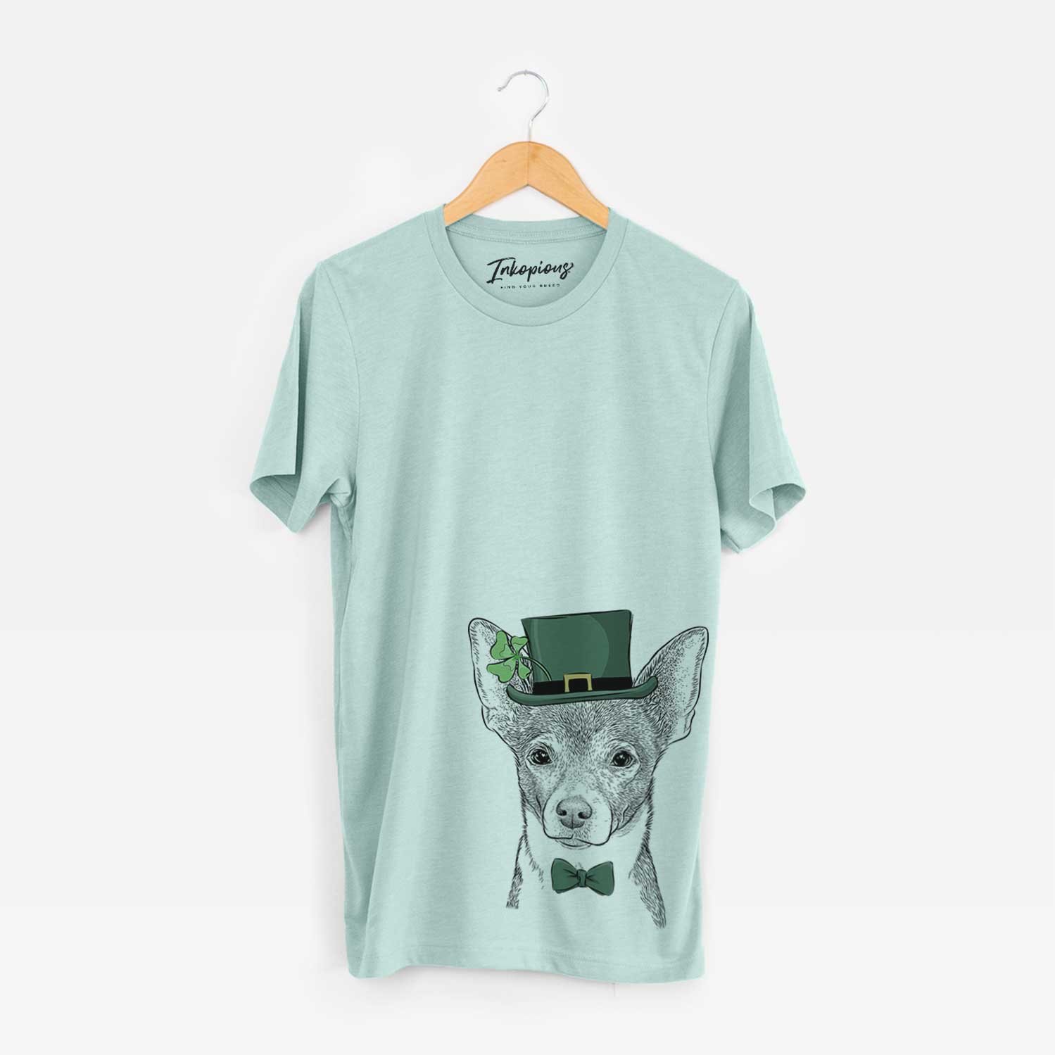 St. Patrick's Peanut the Chihuahua - Unisex Crewneck