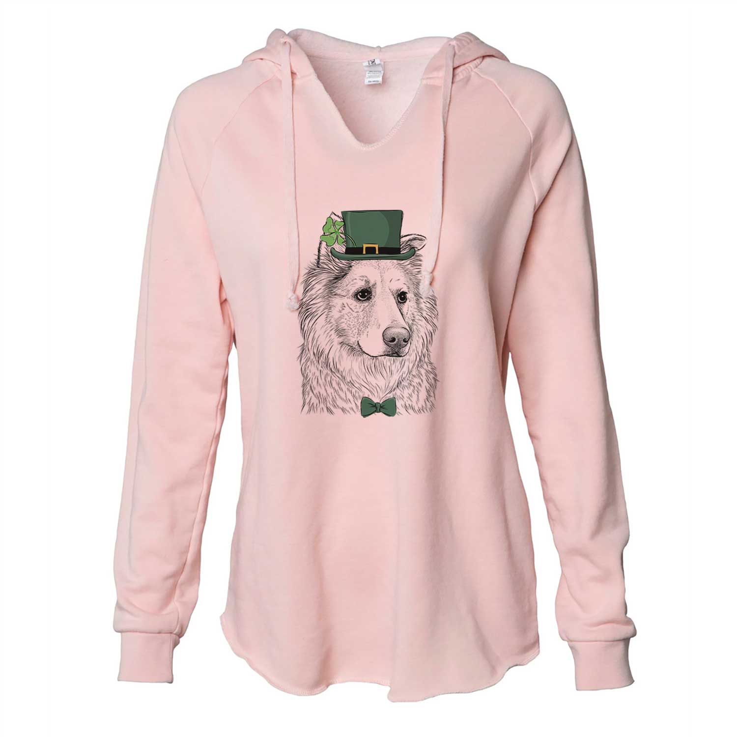 St. Patrick's Penny the Chow Mix - Cali Wave Hooded Sweatshirt