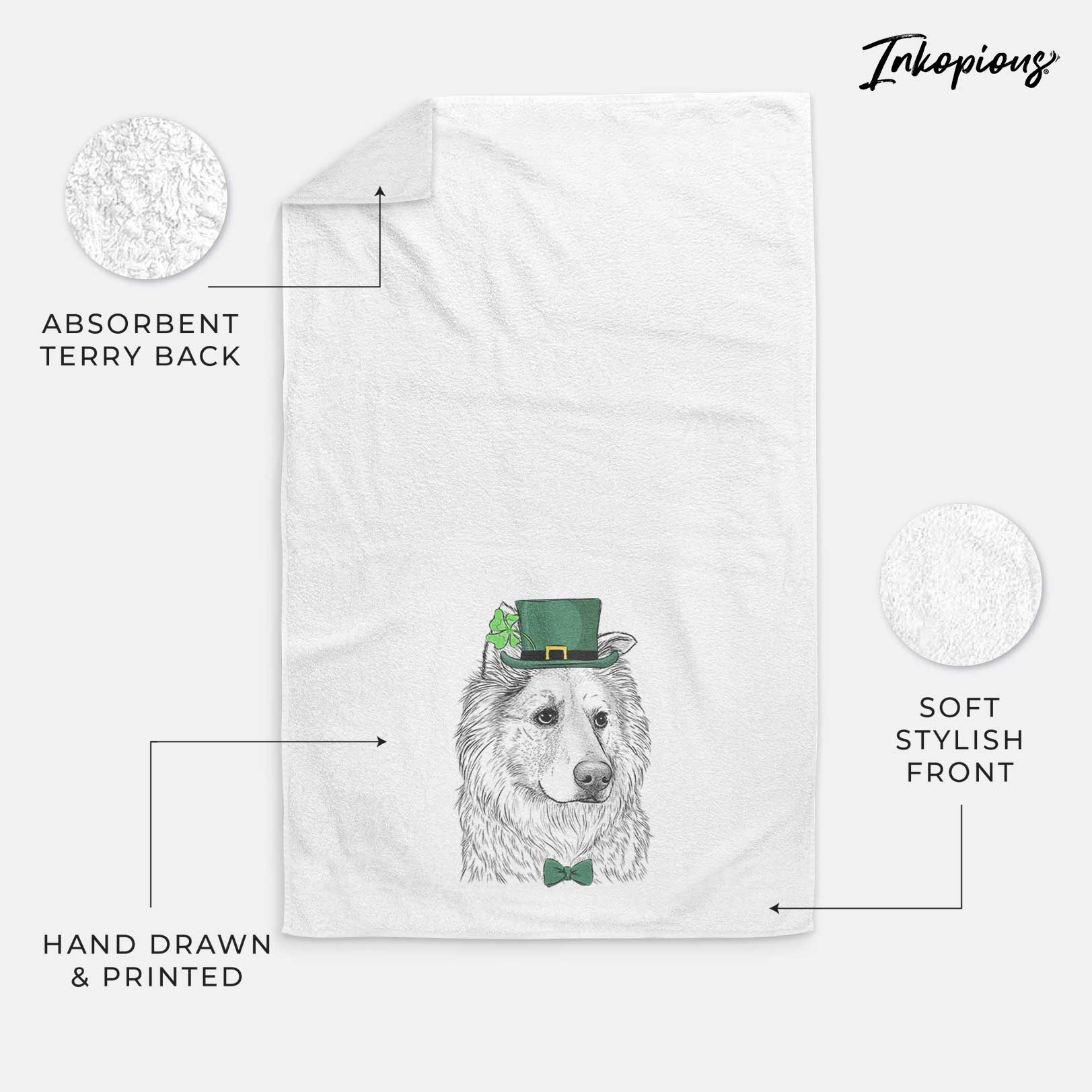 Penny the Chow Mix Decorative Hand Towel