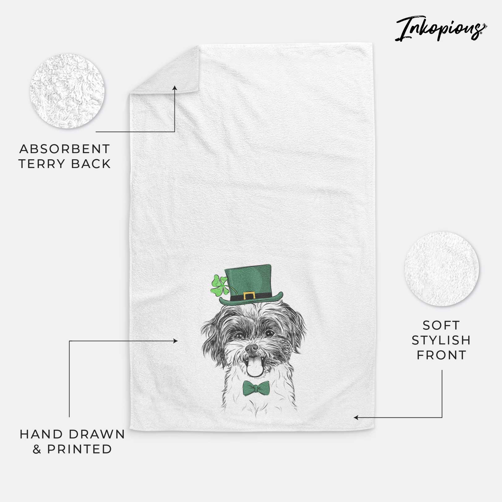 Pepper the Shihpoo Decorative Hand Towel