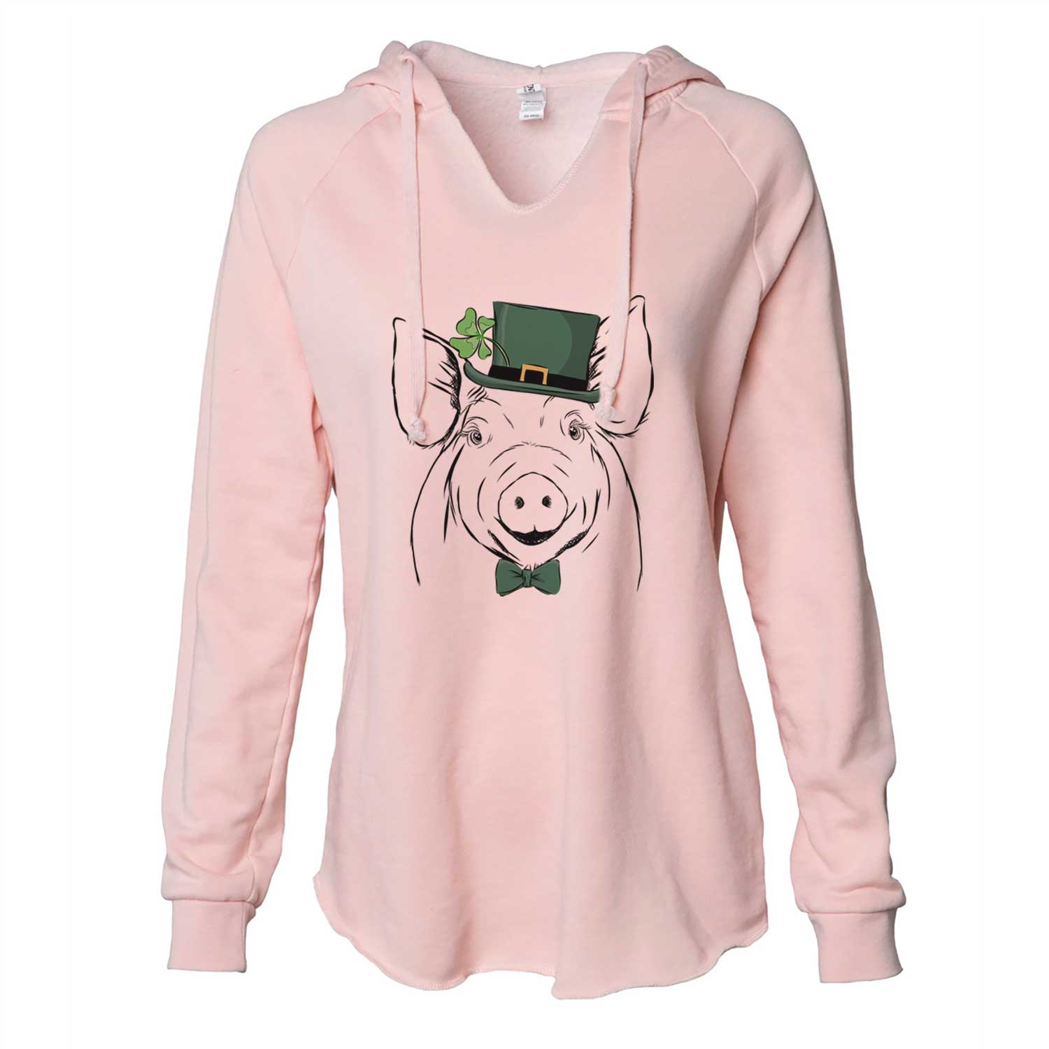 St. Patrick's Perry the Pig - Cali Wave Hooded Sweatshirt