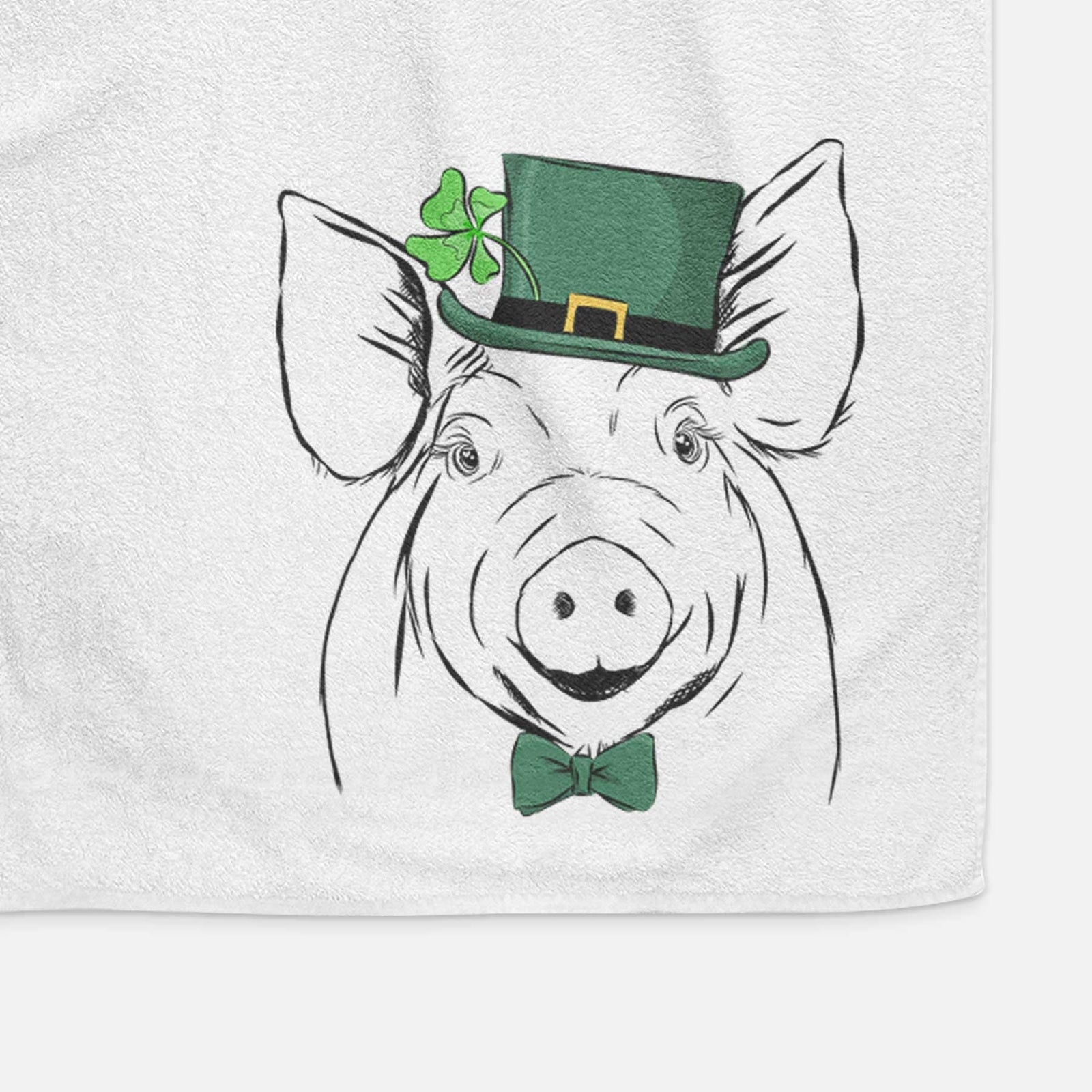 Perry the Pig Decorative Hand Towel