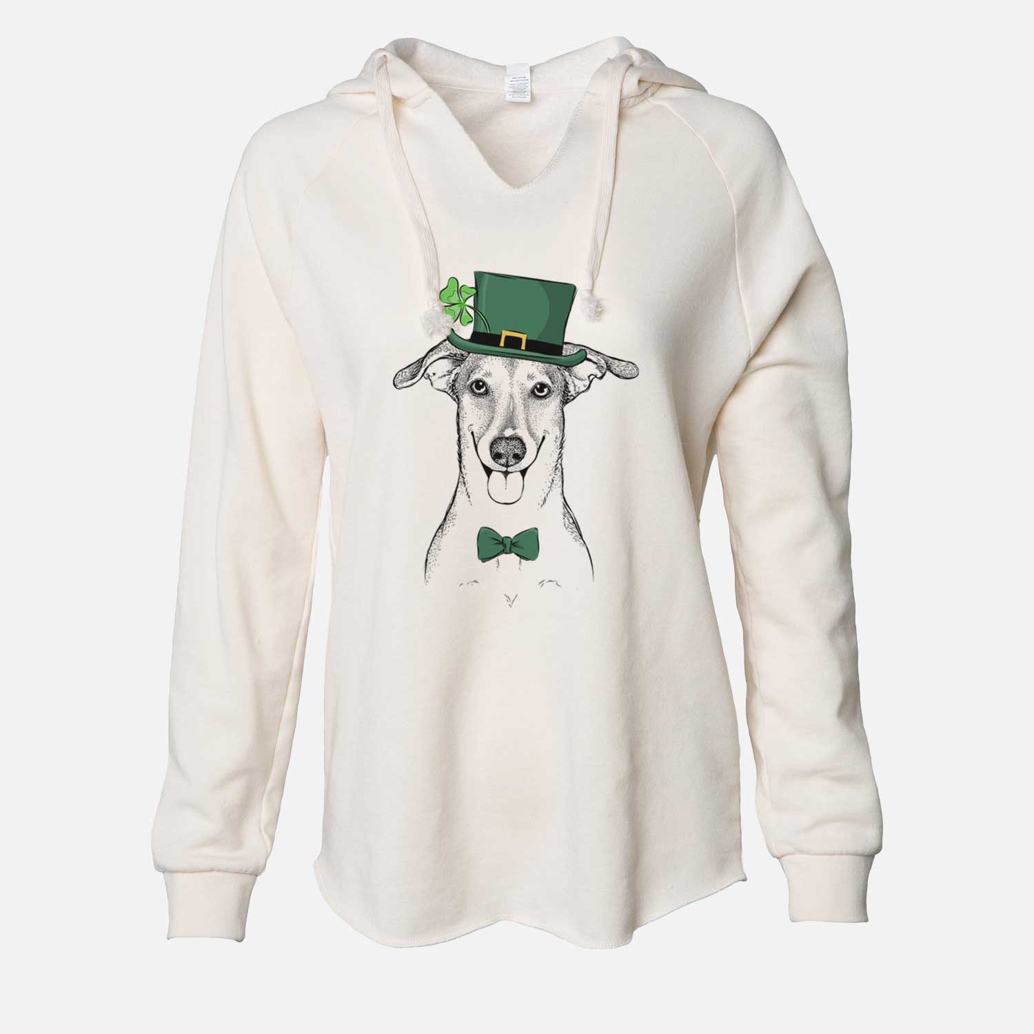 St. Patrick's Phoebe the Corgi Mix - Cali Wave Hooded Sweatshirt