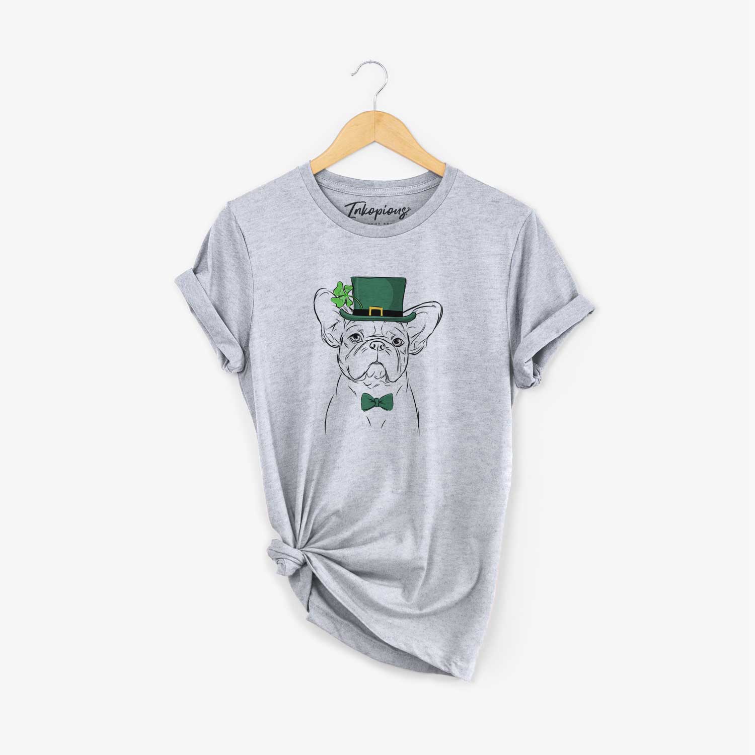 St. Patrick's Pierre the French Bulldog - Unisex Crewneck