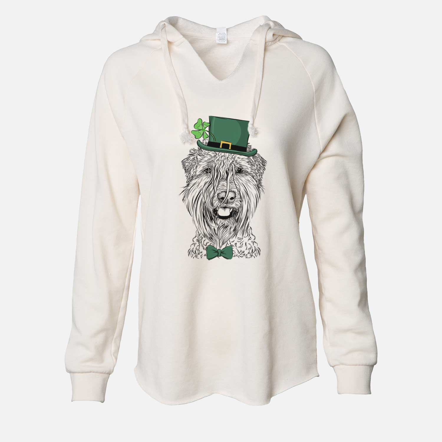 St. Patrick's Pierre the Soft Coated Wheaten Terrier - Cali Wave Hooded Sweatshirt