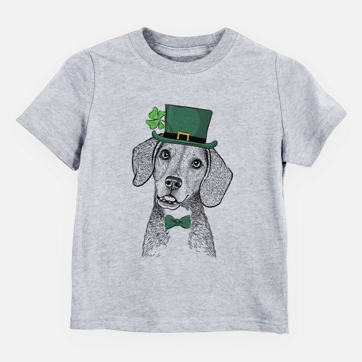 St. Patricks Piggy the Beagle Mix - Kids/Youth/Toddler Shirt