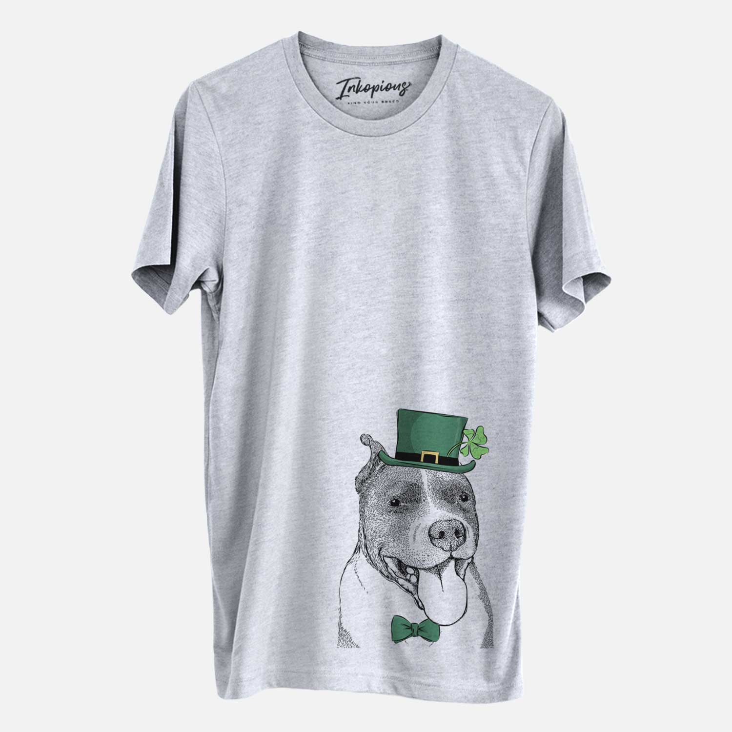 St. Patrick's Piggy the American Staffordshire Terrier - Unisex Crewneck