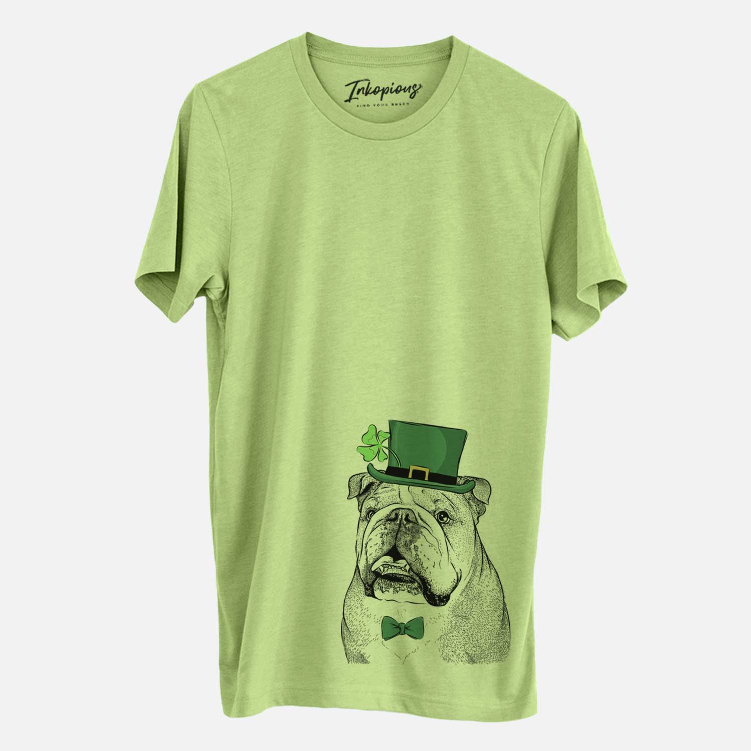 St. Patrick's Piggy the English Bulldog - Unisex Crewneck