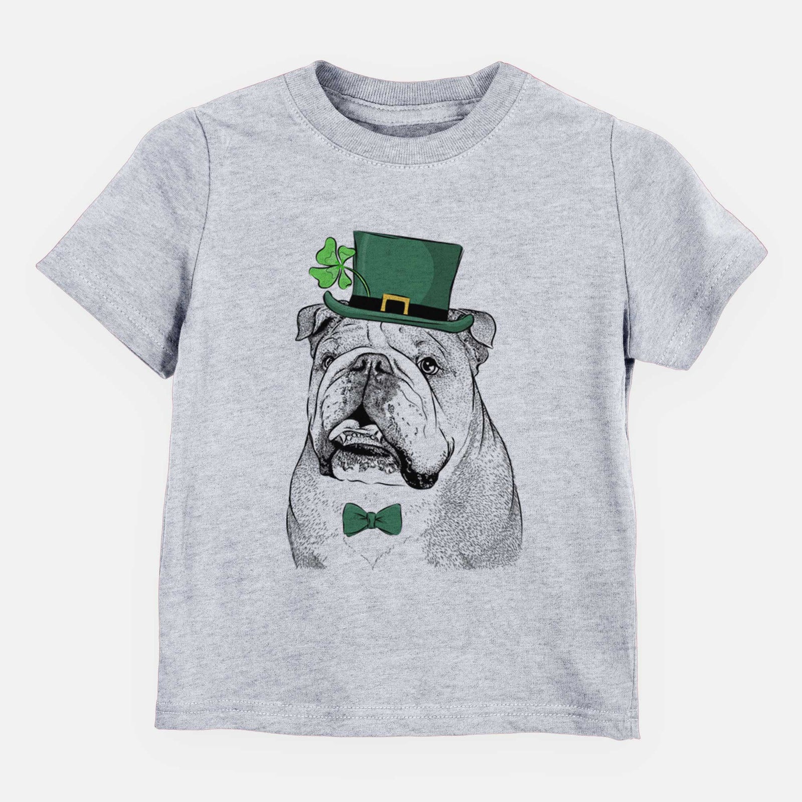 St. Patricks Piggy the English Bulldog - Kids/Youth/Toddler Shirt