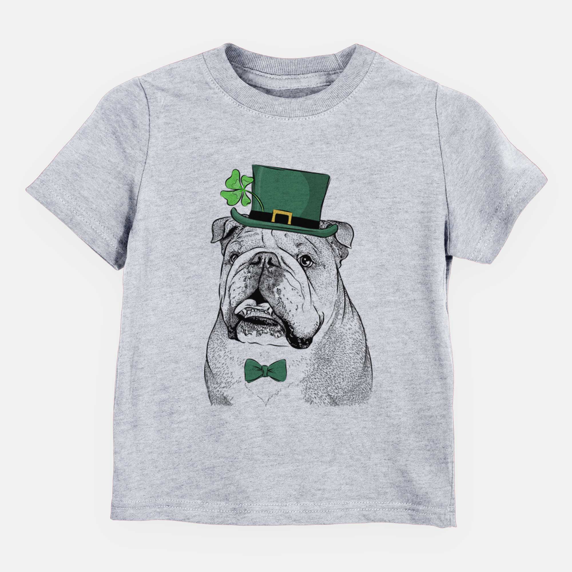 St. Patricks Piggy the English Bulldog - Kids/Youth/Toddler Shirt