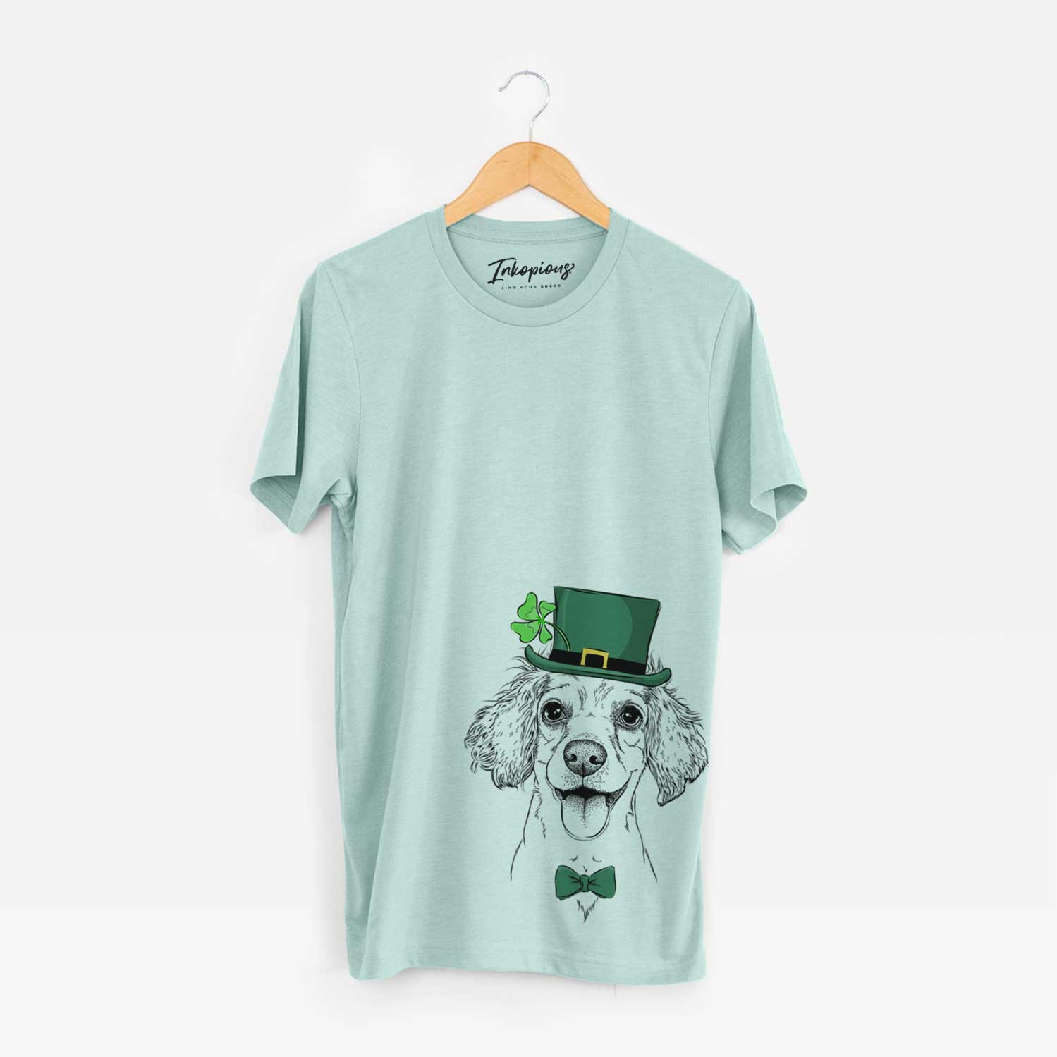 St. Patrick's Piglet the Dachshund Mix - Unisex Crewneck