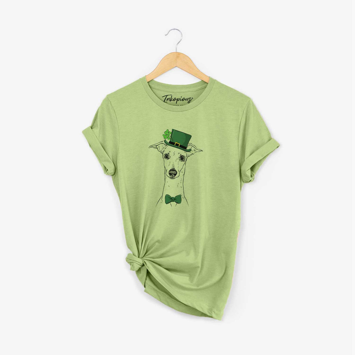 St. Patrick&#39;s Pip the Italian Greyhound - Unisex Crewneck