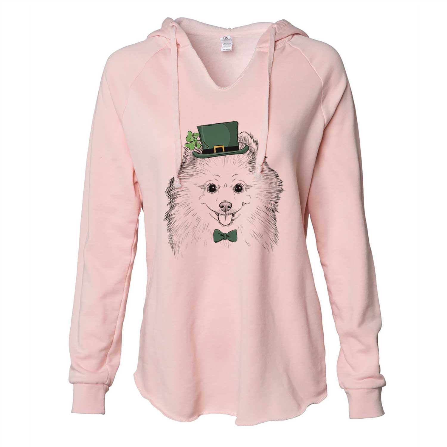 St. Patrick's Piper Jo the Pomeranian - Cali Wave Hooded Sweatshirt