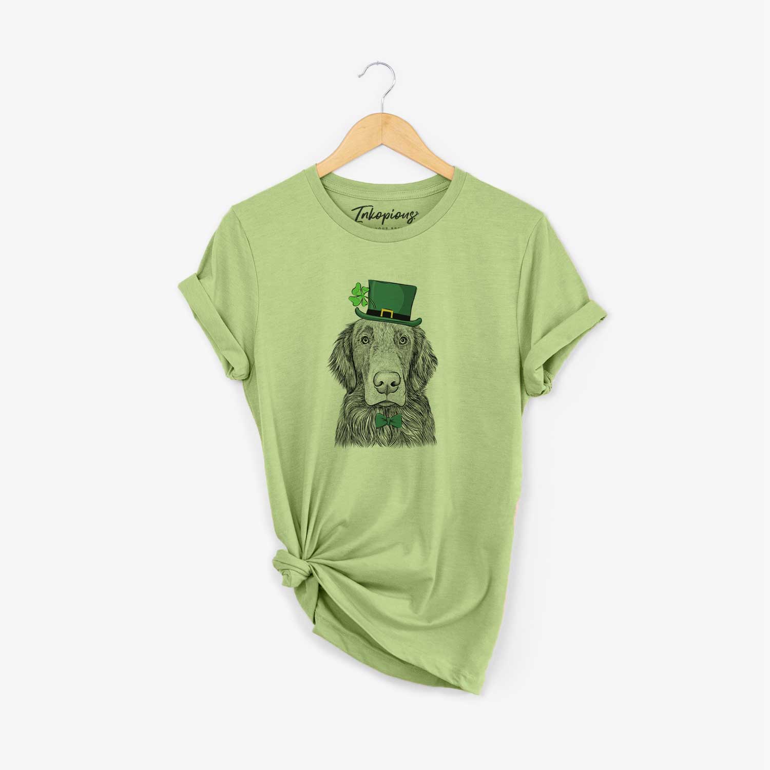 St. Patrick's Pippin the Flat Coated Retriever - Unisex Crewneck