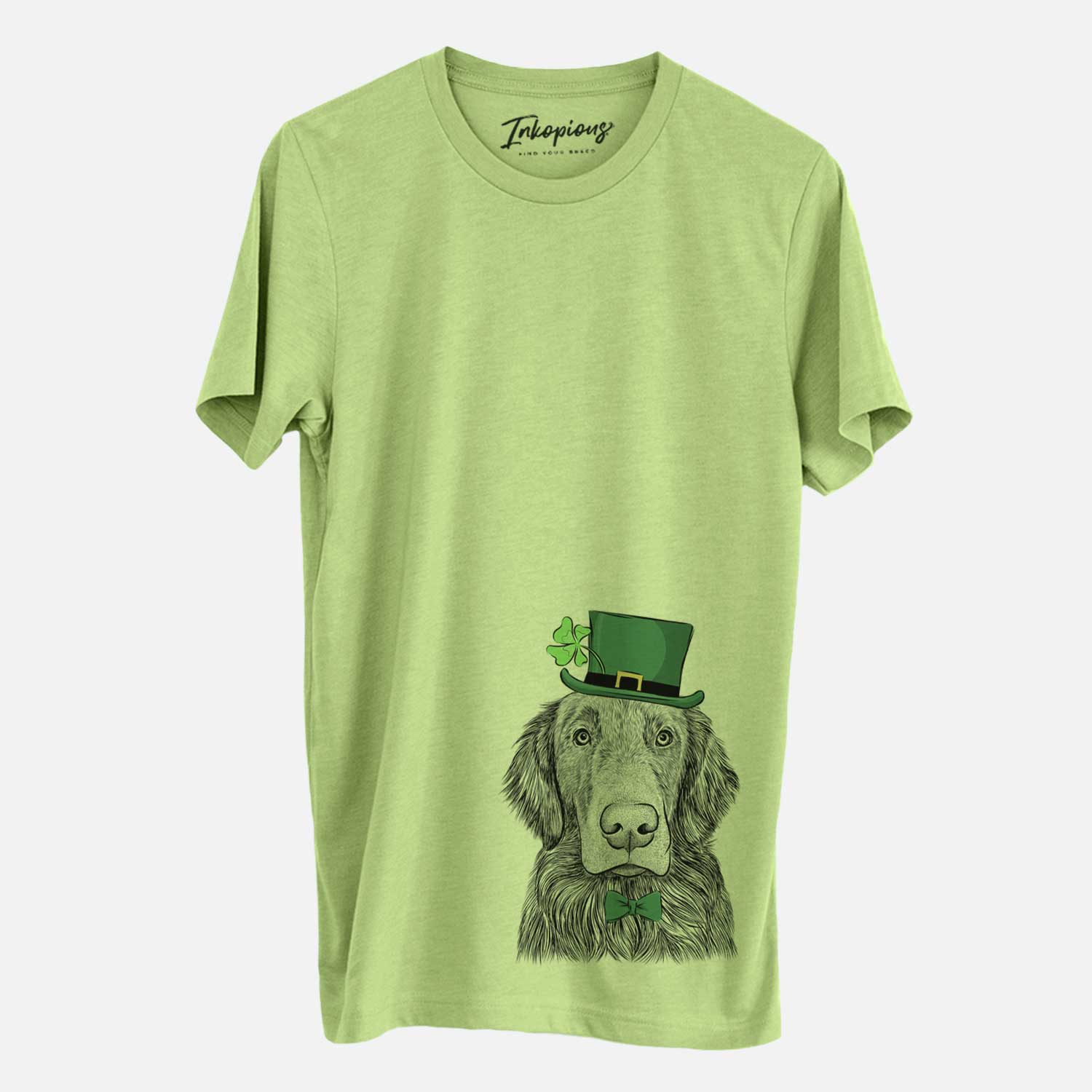 St. Patrick's Pippin the Flat Coated Retriever - Unisex Crewneck