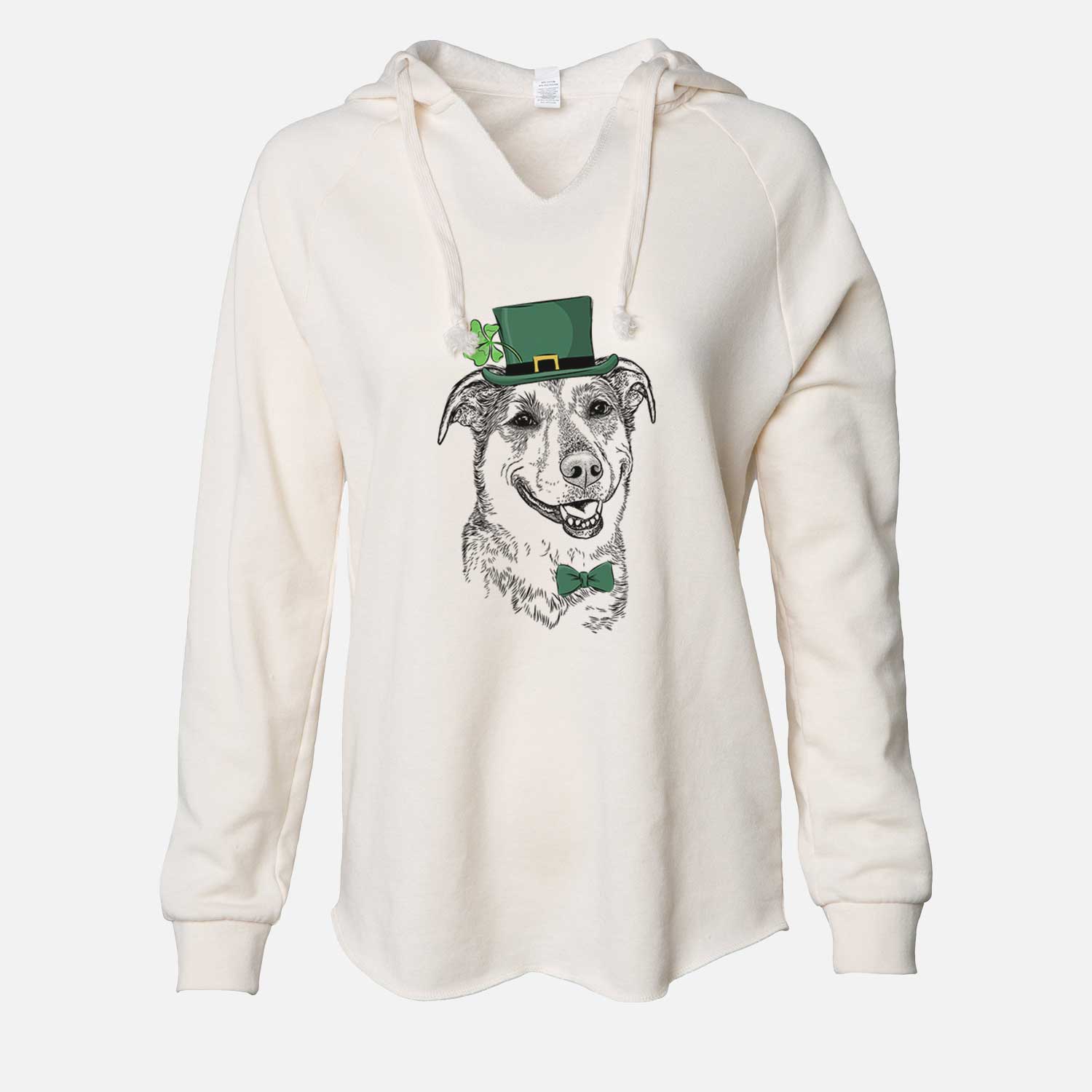 St. Patrick's Pippin the Shepherd Mix - Cali Wave Hooded Sweatshirt