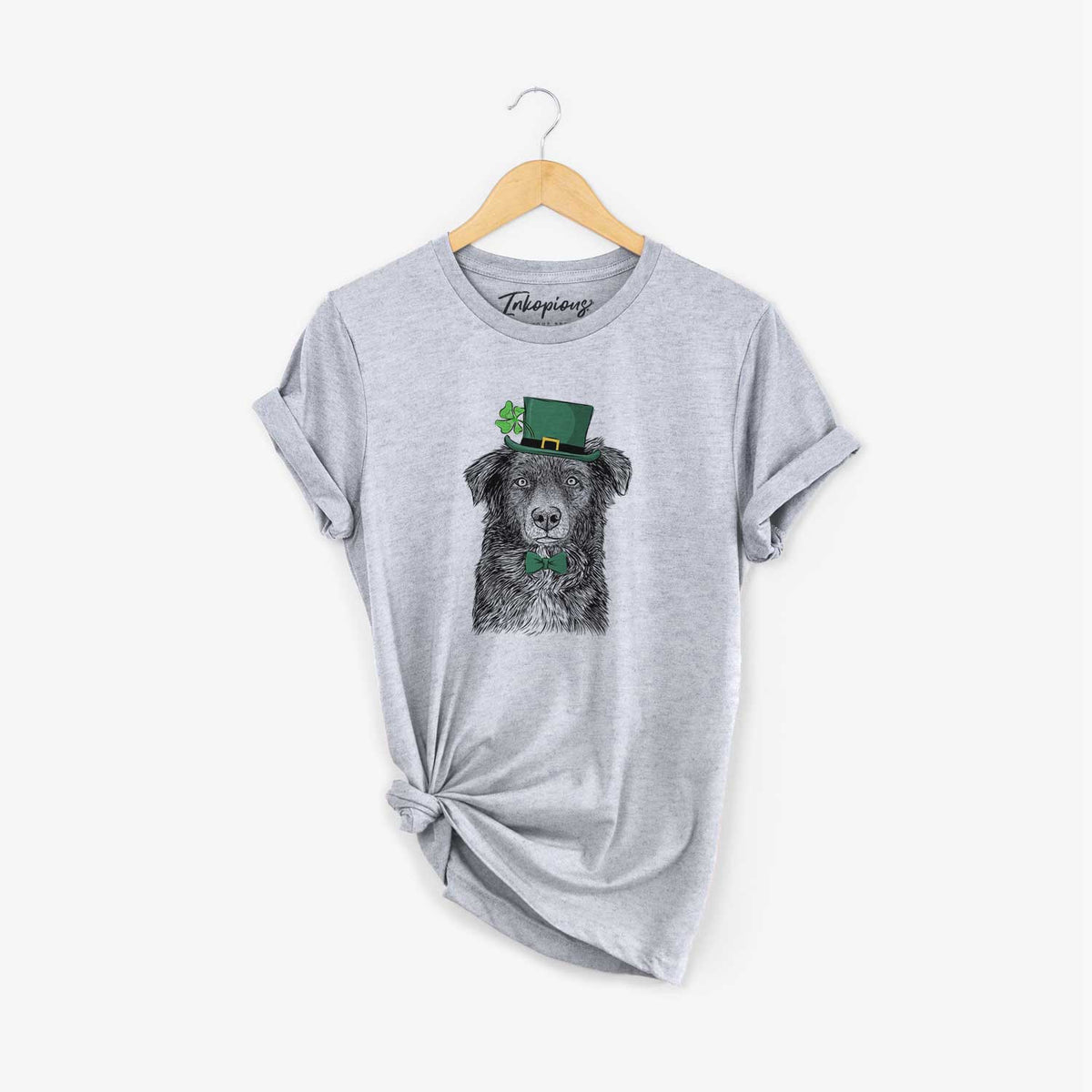 St. Patrick's Pixel the Australian Shepherd - Unisex Crewneck