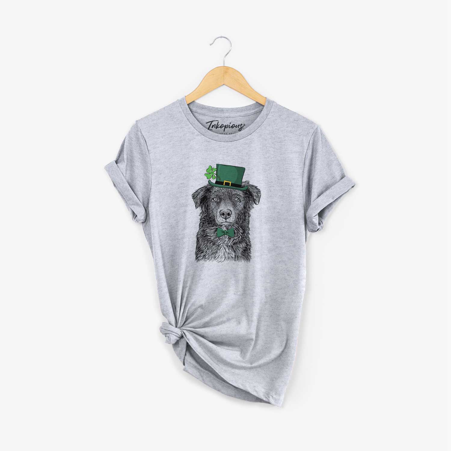 St. Patrick's Pixel the Australian Shepherd - Unisex Crewneck