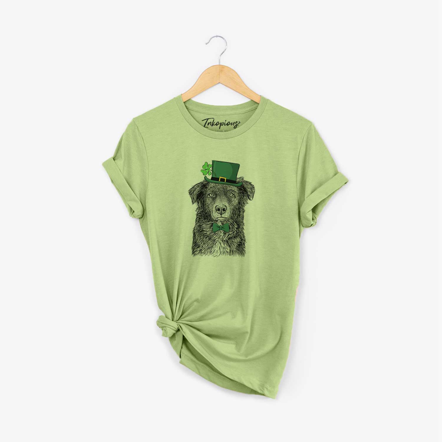 St. Patrick's Pixel the Australian Shepherd - Unisex Crewneck