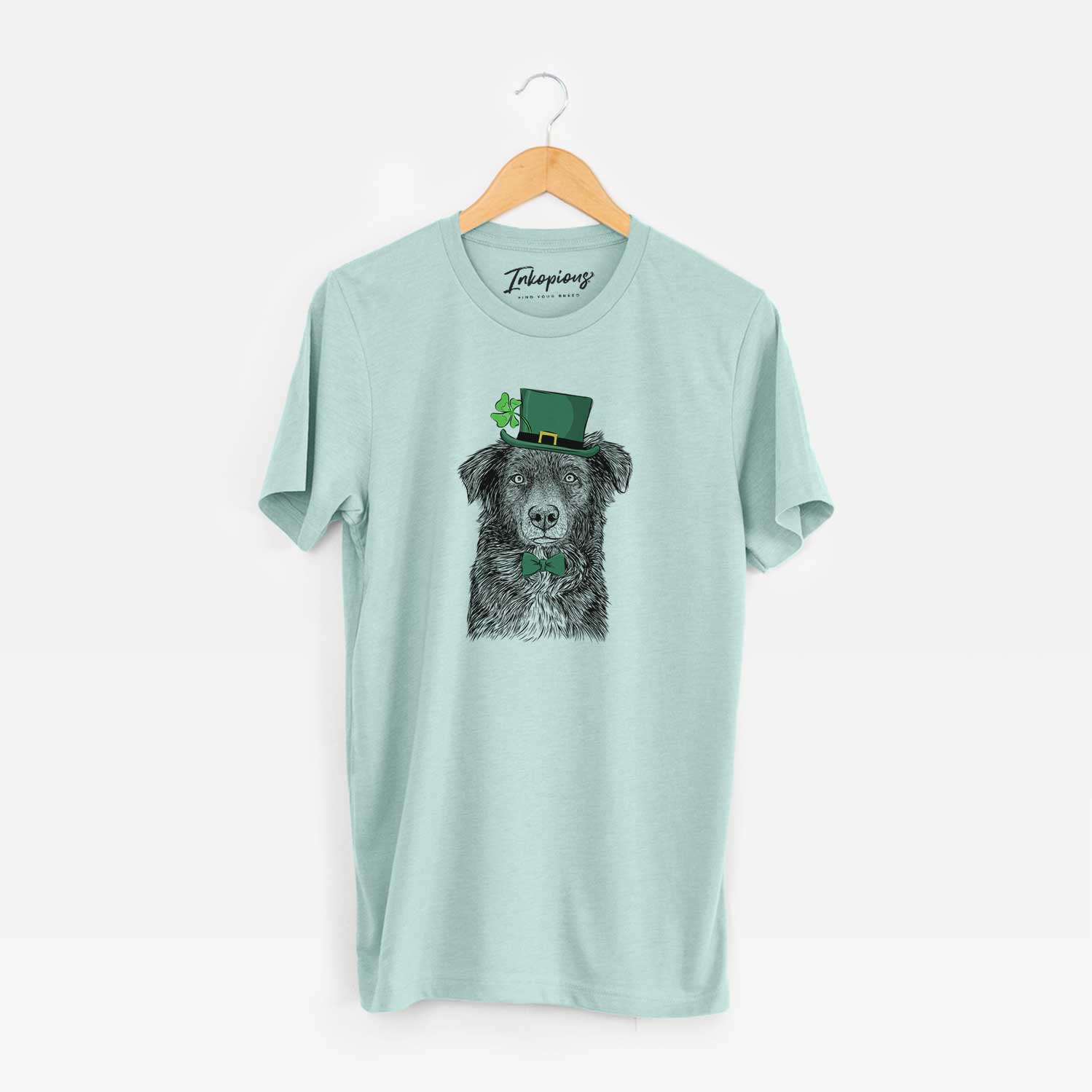 St. Patrick's Pixel the Australian Shepherd - Unisex Crewneck