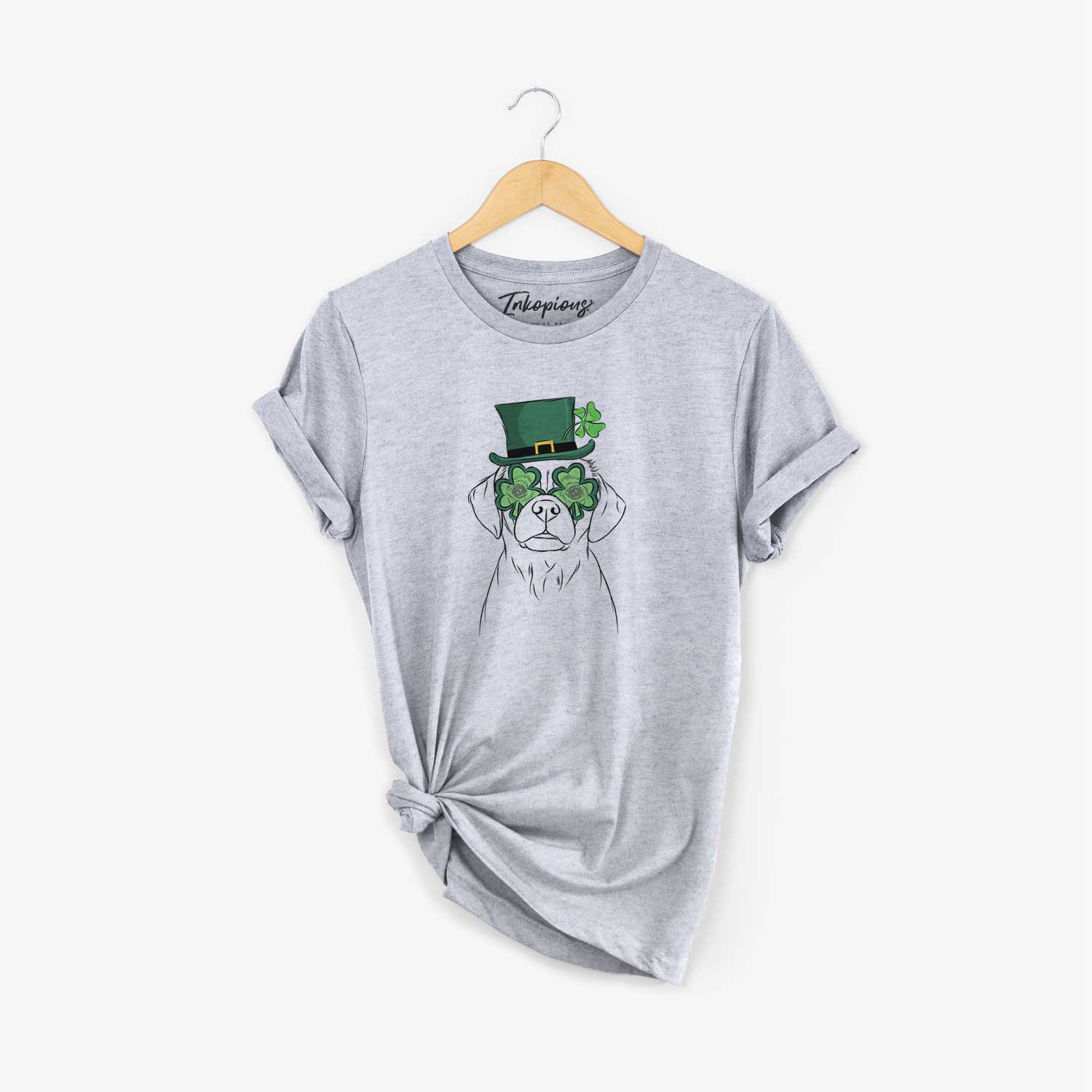 St. Patrick's Popcorn the Puggle - Unisex Crewneck