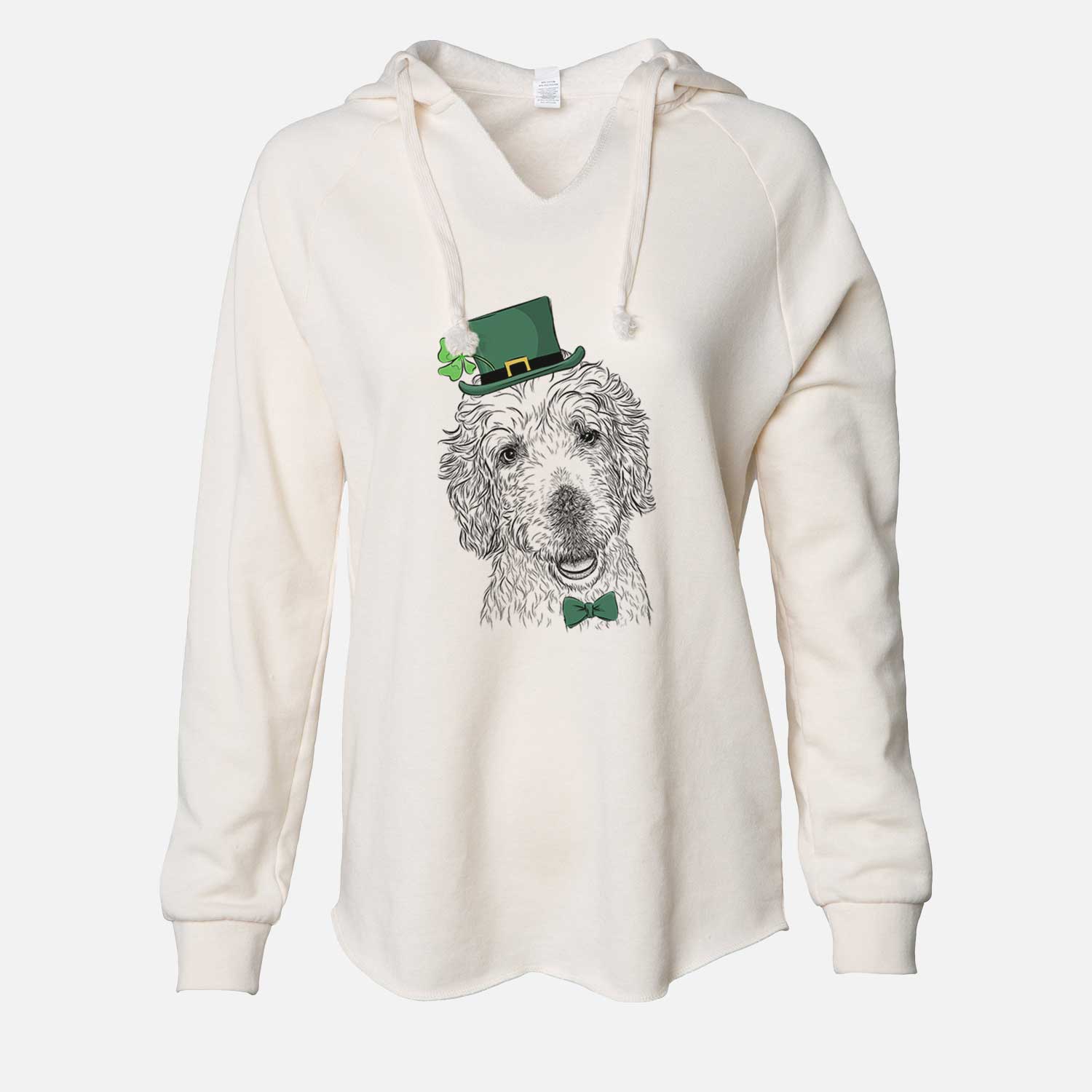 St. Patrick's Preston the Labradoodle - Cali Wave Hooded Sweatshirt