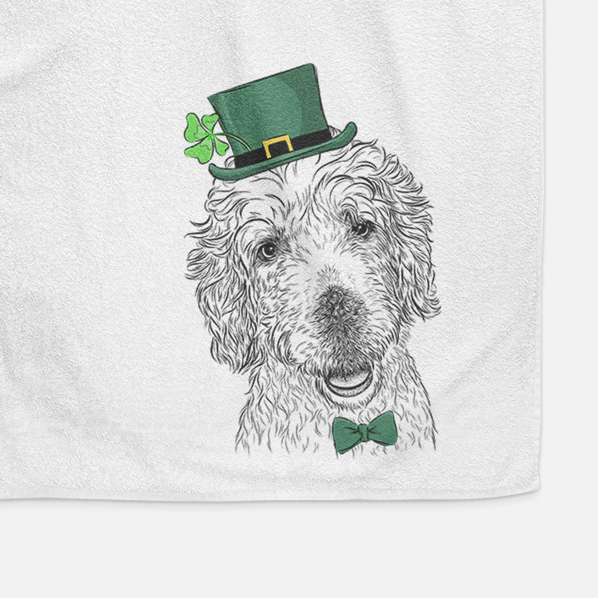 Preston the Labradoodle Decorative Hand Towel