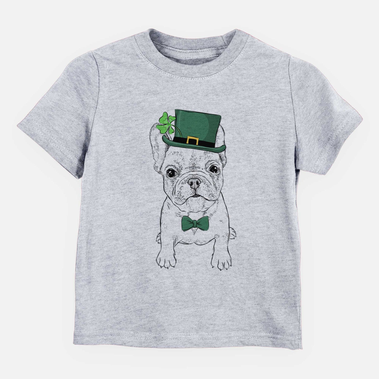 St. Patricks Puppy Pierre the French Bulldog - Kids/Youth/Toddler Shirt