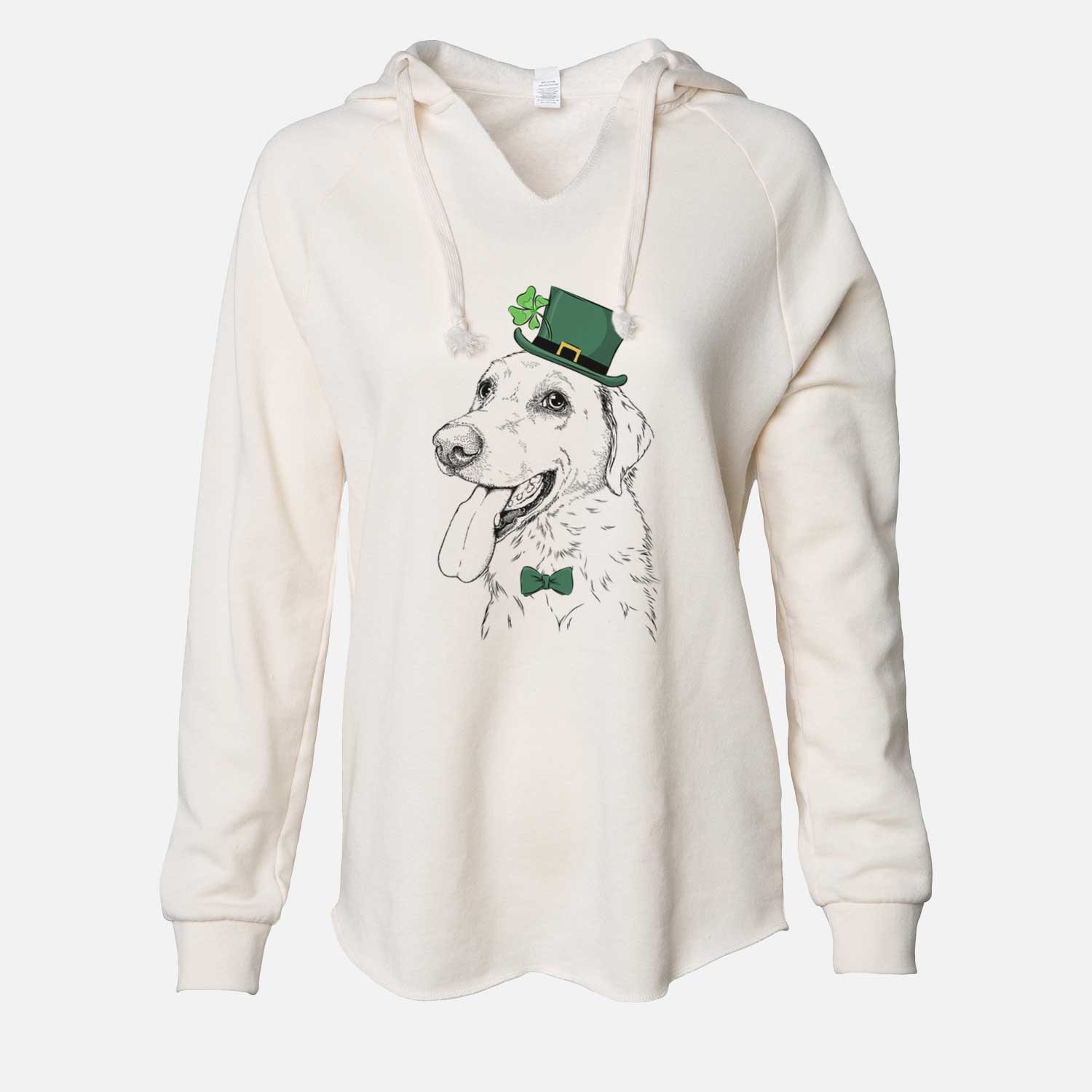 St. Patrick's Purl the British Lab - Cali Wave Hooded Sweatshirt