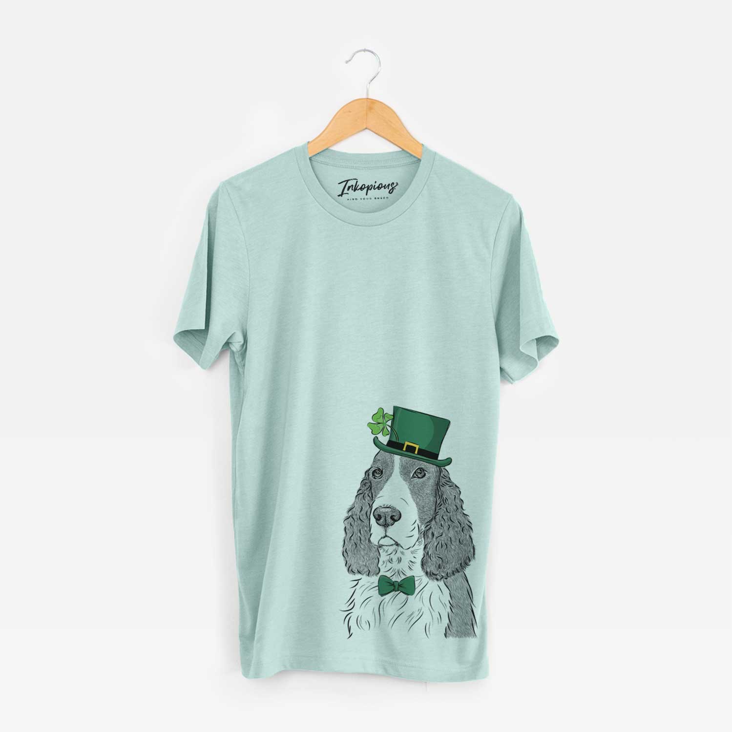 St. Patrick's Quincy the English Springer Spaniel - Unisex Crewneck