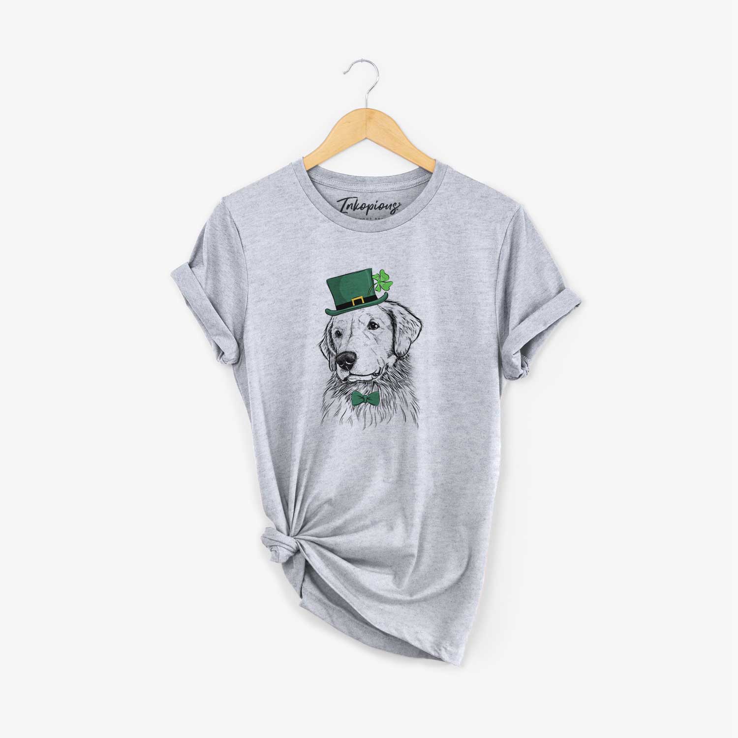 St. Patrick's Quinn the Golden Retriever - Unisex Crewneck