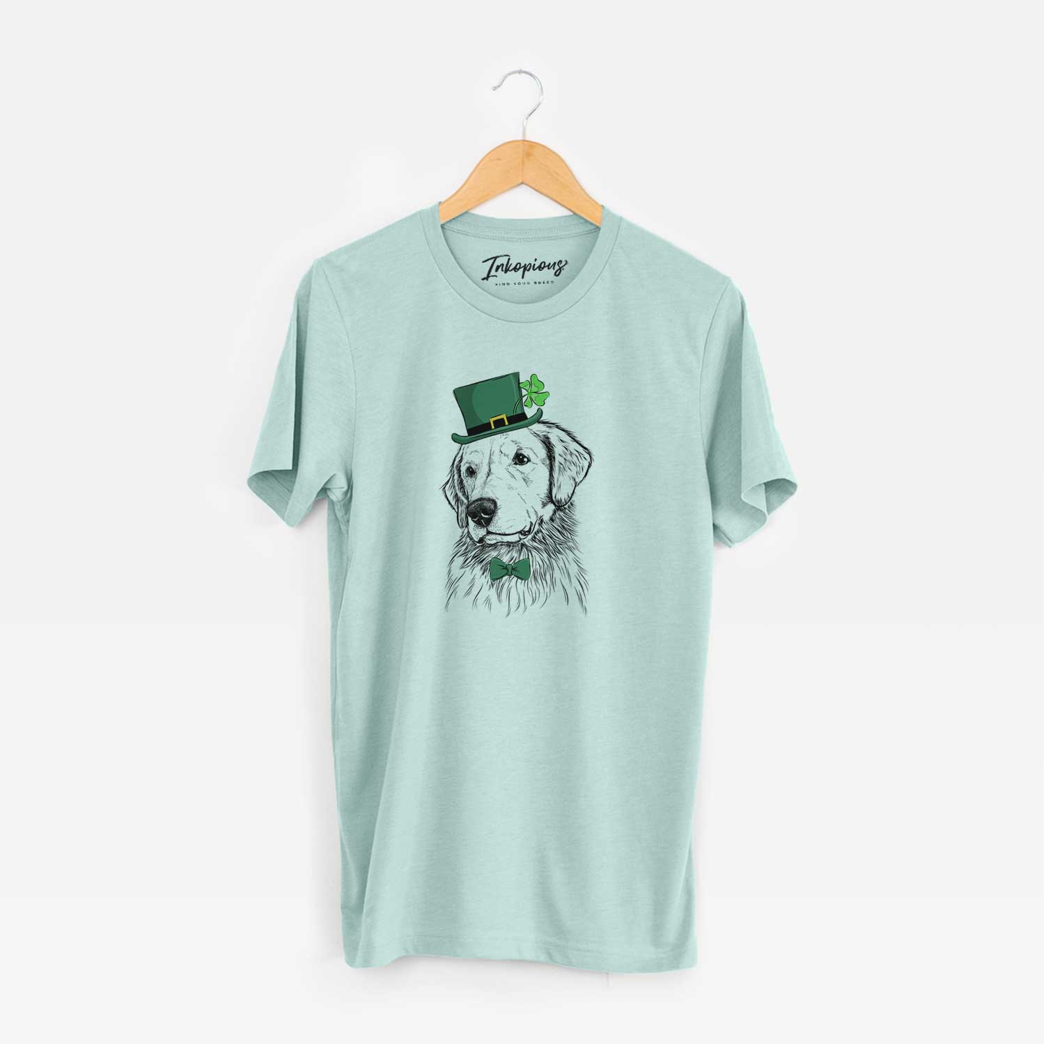 St. Patrick's Quinn the Golden Retriever - Unisex Crewneck