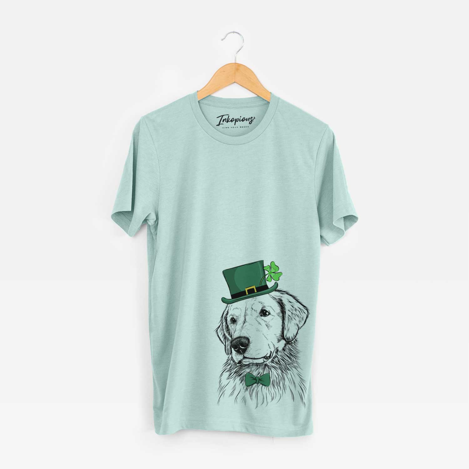 St. Patrick's Quinn the Golden Retriever - Unisex Crewneck