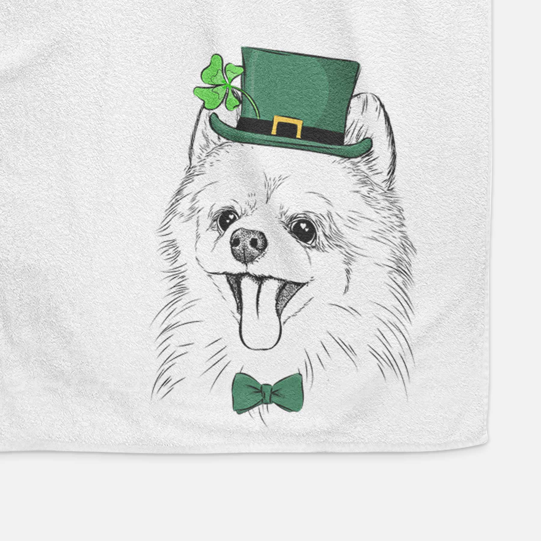 Quinn the Pomeranian Decorative Hand Towel