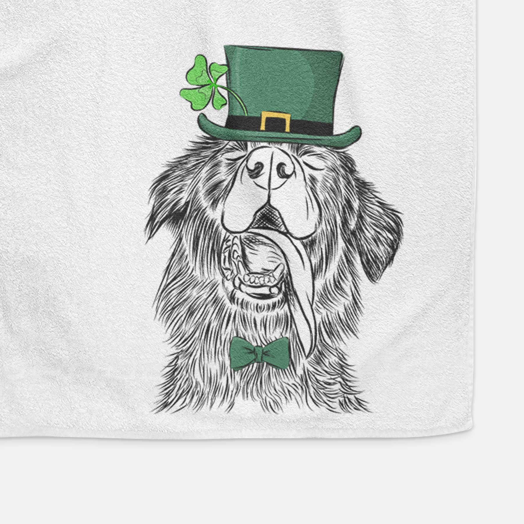 Quint the Mixed Breed Decorative Hand Towel