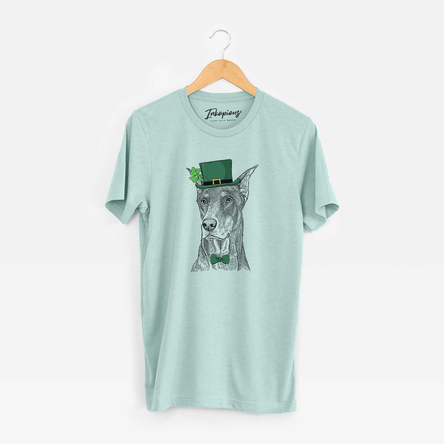 St. Patrick's RJ the Doberman Pinscher - Unisex Crewneck