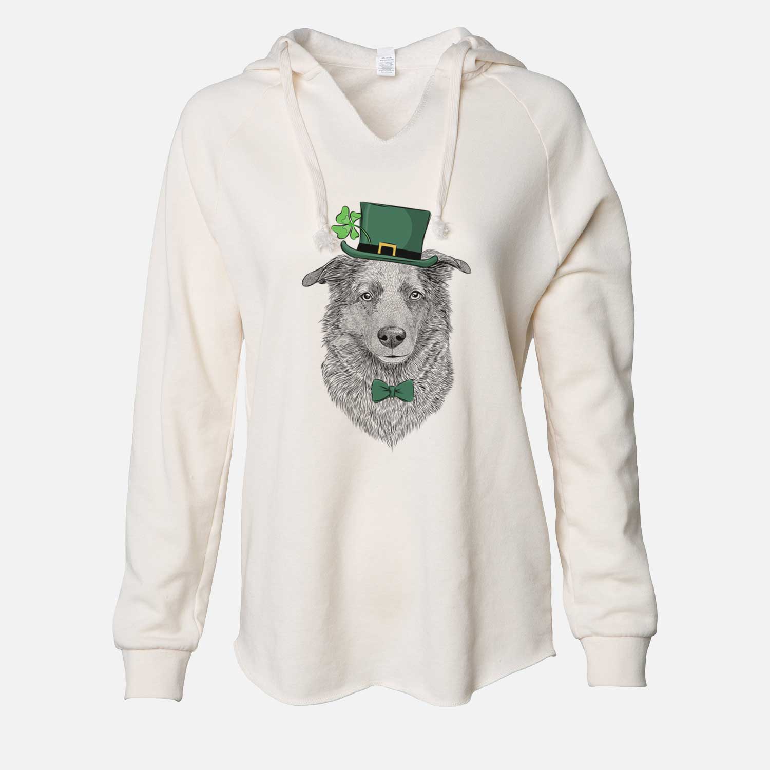 St. Patrick's Radar the Mixed Breed - Cali Wave Hooded Sweatshirt